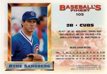 Ryne Sandberg  baseball card collectible - Main Image 2