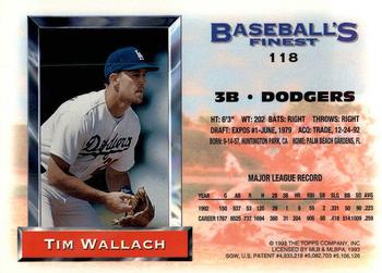 Tim Wallach  baseball card collectible - Main Image 2