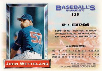John Wetteland  baseball card collectible - Main Image 2