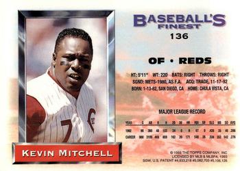 Kevin Mitchell  baseball card collectible - Main Image 2