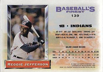 Reggie Jefferson  baseball card collectible - Main Image 2