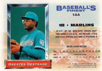 Orestes Destrade  baseball card collectible - Main Image 2