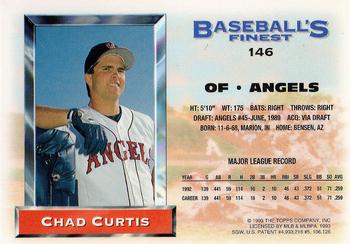 Chad Curtis  baseball card collectible - Main Image 2