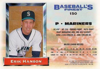 Erik Hanson  baseball card collectible - Main Image 2