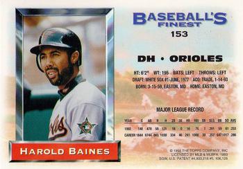 Harold Baines  baseball card collectible - Main Image 2