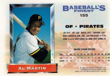 Al Martin  baseball card collectible - Main Image 2