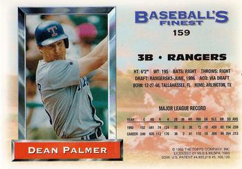 Dean Palmer  baseball card collectible - Main Image 2