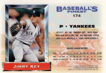 Jimmy Key  baseball card collectible - Main Image 2