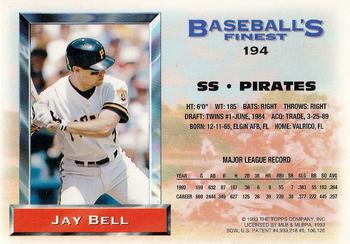 Jay Bell  baseball card collectible - Main Image 2