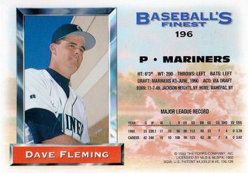 Dave Fleming  baseball card collectible - Main Image 2