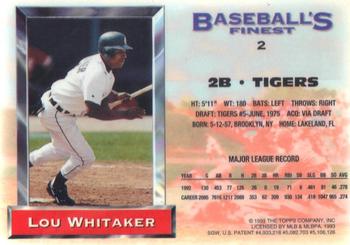 Lou Whitaker  baseball card collectible - Main Image 2