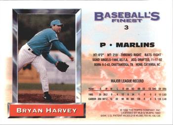 Bryan Harvey  baseball card collectible - Main Image 2