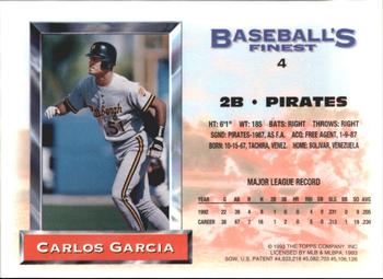 Carlos Garcia  baseball card collectible - Main Image 2