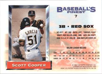 Scott Cooper  baseball card collectible - Main Image 2