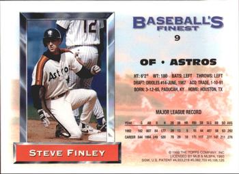 Steve Finley  baseball card collectible - Main Image 2