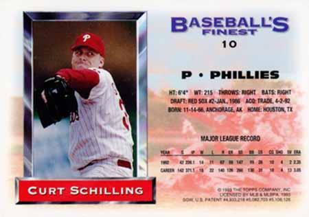Curt Schilling  baseball card collectible - Main Image 2