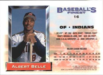Albert Belle  baseball card collectible - Main Image 2