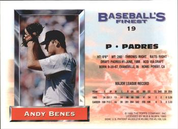 Andy Benes  baseball card collectible - Main Image 2