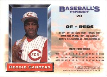 Reggie Sanders  baseball card collectible - Main Image 2