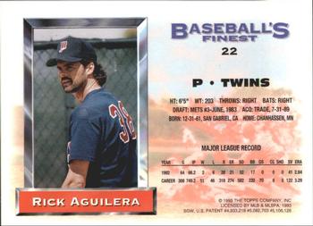 Rick Aguilera  baseball card collectible - Main Image 2