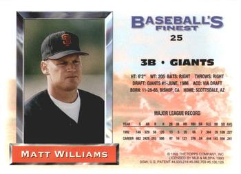 Matt Williams  baseball card collectible - Main Image 2