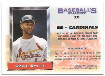 Ozzie Smith  baseball card collectible - Main Image 2