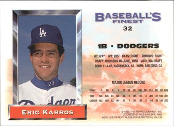 Eric Karros  baseball card collectible - Main Image 2