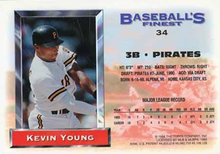 Kevin Young  baseball card collectible - Main Image 2