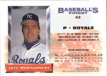 Jeff Montgomery  baseball card collectible - Main Image 2