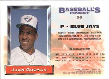 Juan Guzman  baseball card collectible - Main Image 2
