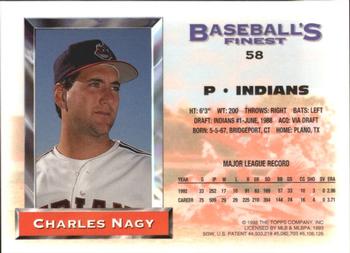Charles Nagy  baseball card collectible - Main Image 2