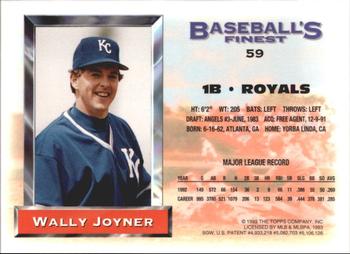 Wally Joyner  baseball card collectible - Main Image 2