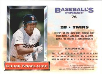 Chuck Knoblauch  baseball card collectible - Main Image 2