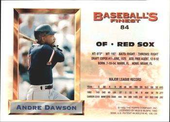 Andre Dawson  baseball card collectible - Main Image 2