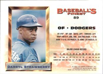 Darryl Strawberry  baseball card collectible - Main Image 2