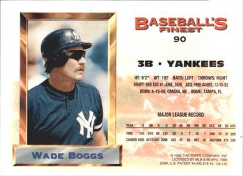 Wade Boggs  baseball card collectible - Main Image 2