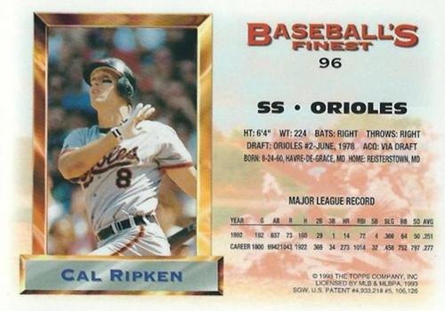 Cal Ripken  baseball card collectible - Main Image 2