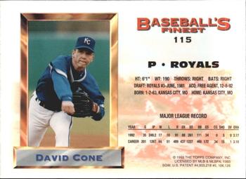 David Cone  baseball card collectible - Main Image 2