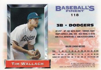Tim Wallach  baseball card collectible - Main Image 2