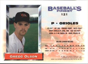 Gregg Olson  baseball card collectible - Main Image 2