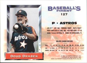 Doug Drabek  baseball card collectible - Main Image 2