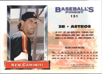 Ken Caminiti  baseball card collectible - Main Image 2