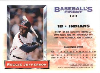 Reggie Jefferson  baseball card collectible - Main Image 2