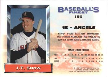 J.T. Snow  baseball card collectible - Main Image 2