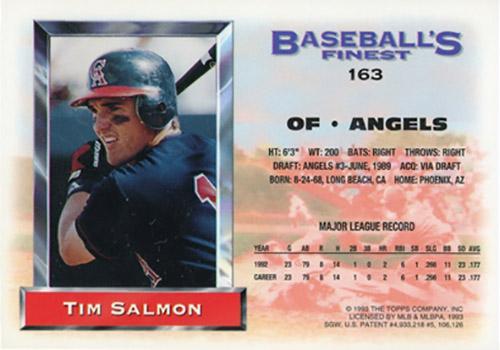Tim Salmon  baseball card collectible - Main Image 2