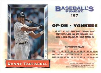 Danny Tartabull  baseball card collectible - Main Image 2