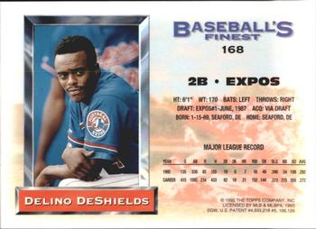 Delino DeShields  baseball card collectible - Main Image 2