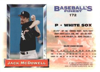 Jack McDowell  baseball card collectible - Main Image 2