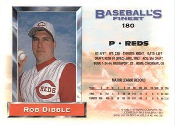 Rob Dibble  baseball card collectible - Main Image 2