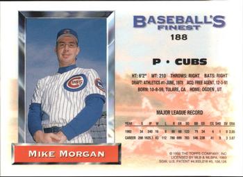 Mike Morgan  baseball card collectible - Main Image 2